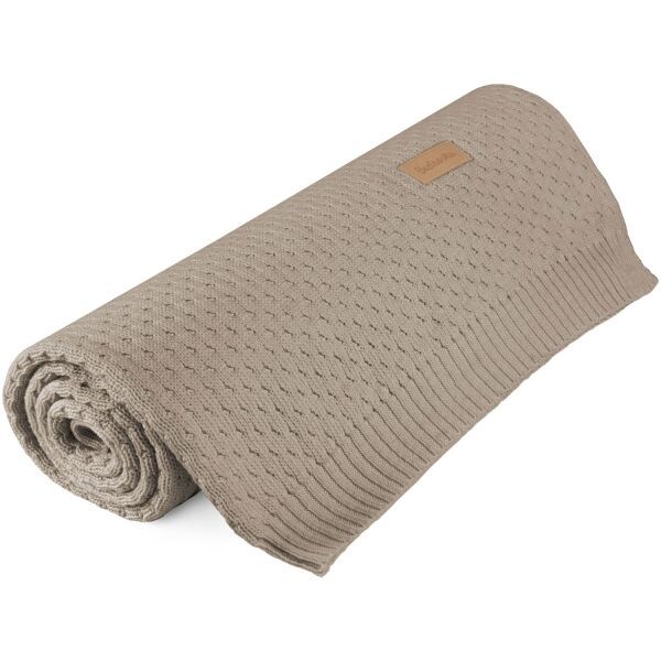 BEZTROSKA BEZTROSKA KNITTED BLANKET Pletena deka, bež, veličina