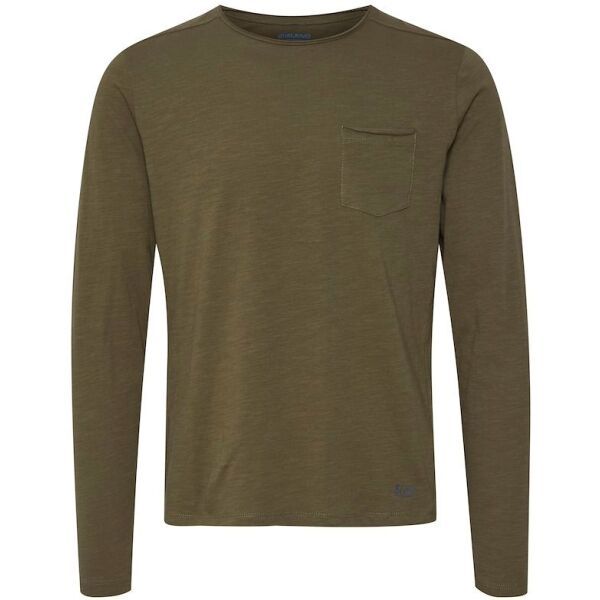 BLEND BLEND T-SHIRT L/S Muška majica dugih rukava, khaki, veličina