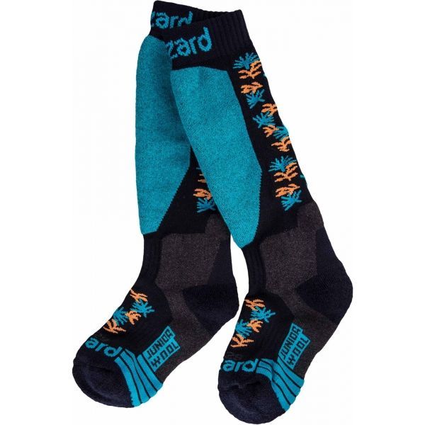 Blizzard Blizzard ALLROUND WOOL SKI SOCKS JR Dječje čarape za skijanje, crna, veličina