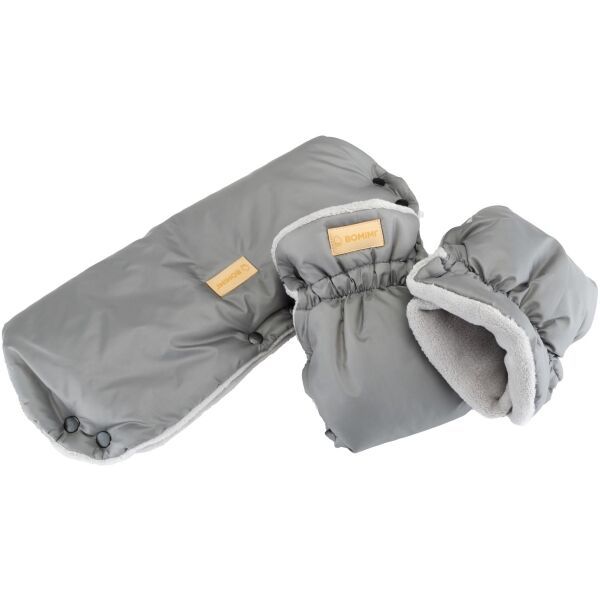 BOMIMI BOMIMI FLAF PREMIUM Rukavice za dječja kolica, siva, veličina