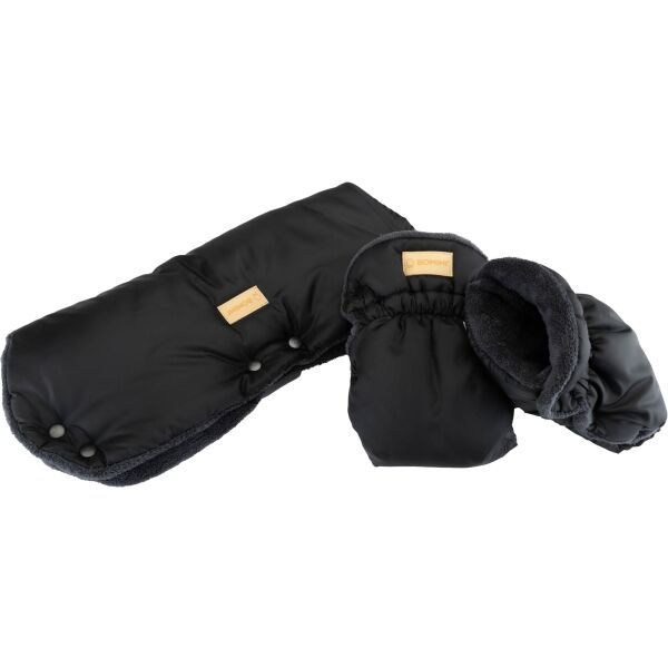 BOMIMI BOMIMI FLAPI PREMIUM Zimske rukavice za dječja kolica, crna, veličina
