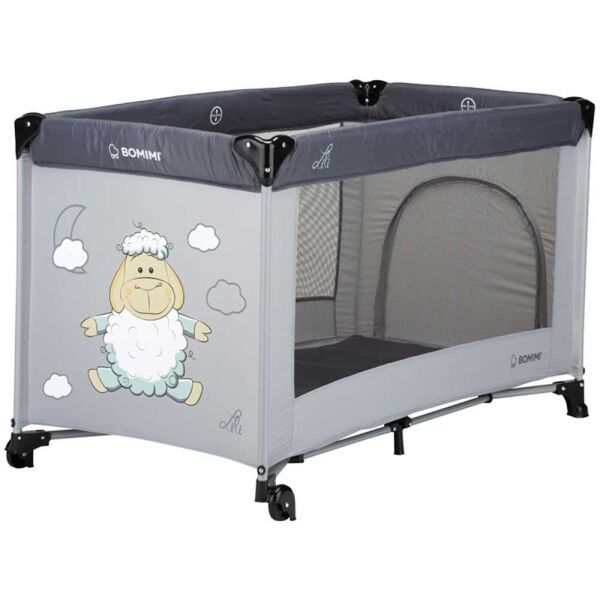 BOMIMI BOMIMI LILI Prijenosna dječja ležaljka, siva, veličina