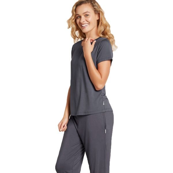 BOODY BOODY GOODNIGHT SLEEP TEE Ženska pidžama, gornji dio, tamno siva, veličina