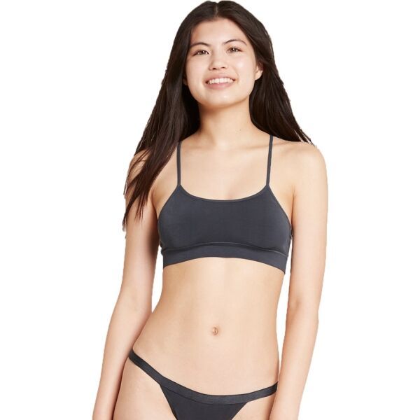 BOODY BOODY LYOLYTE RACERBACK BRA Ženski sportski grudnjak, tamno siva, veličina