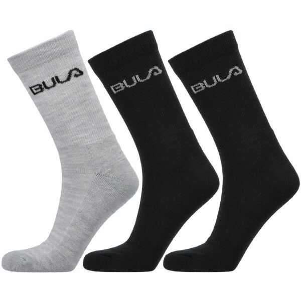 Bula Bula 2PK WOOL SOCK Muške čarape, crna, veličina