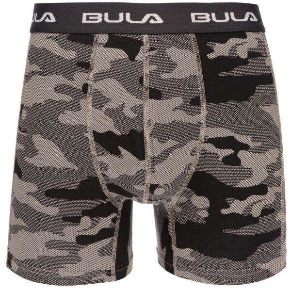 Bula Bula 3PK BOXER Muške bokserice, tamno siva, veličina