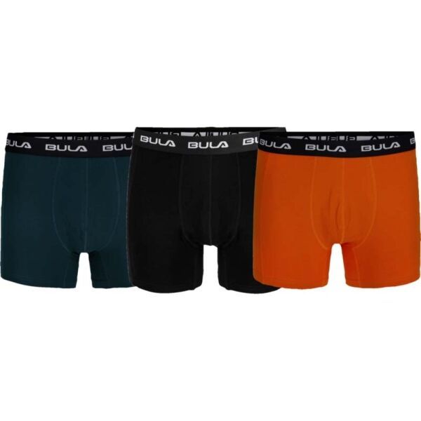 Bula Bula BOXERS 3ks Muške pamučne bokserice, crna, veličina