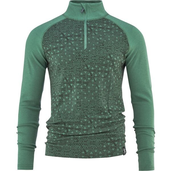 Bula Bula GEO MERINO WOOL HZ Funkcijska majica, zelena, veličina