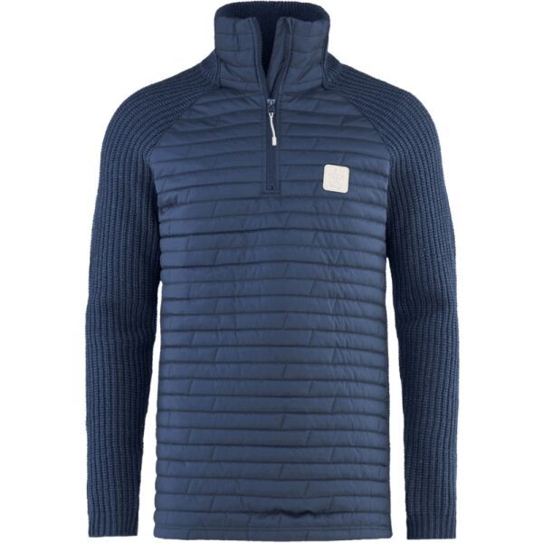 Bula Bula HYBRID HALFZIP Muški pulover, tamno plava, veličina