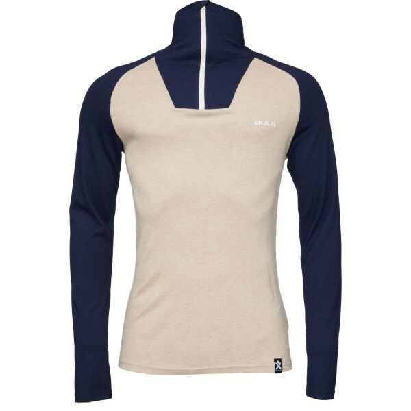 Bula Bula RETRO Muška merino majica, bež, veličina