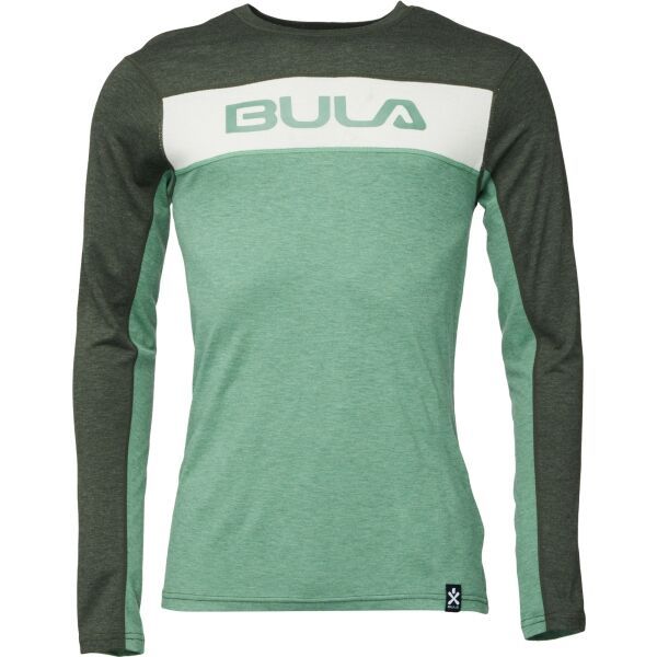 Bula Bula RETRO Muška merino majica, zelena, veličina