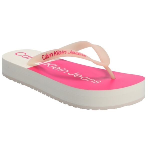 Calvin Klein Calvin Klein BEACH SANDAL FLATFORM Ženske japanke, bijela, veličina