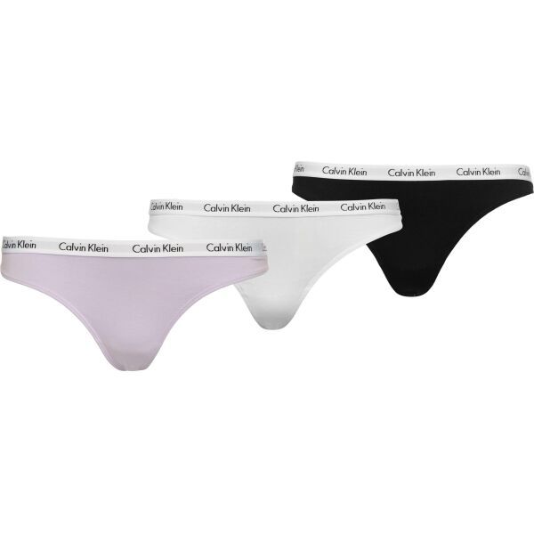 Calvin Klein Calvin Klein CAROUSEL - 3 PACK Ženske tange, mix, veličina