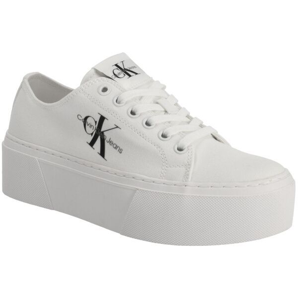 Calvin Klein Calvin Klein FLATFORM+ CUPSOLE LOW TXT Ženske niske tenisice, bijela, veličina