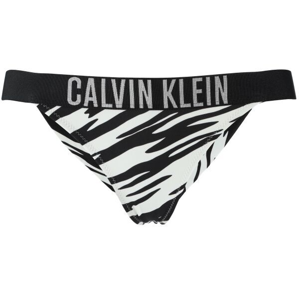 Calvin Klein Calvin Klein INTENSE POWER-BRAZILIAN-PRINT Ženski donji dio kupaćeg kostima, crna, veličina