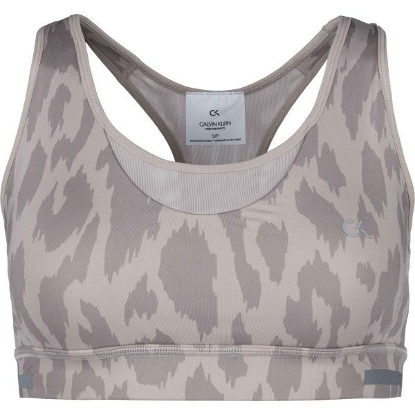 Calvin Klein Calvin Klein MEDIUM SUPPORT SPORTS BRA Ženski sportski grudnjak, bež, veličina