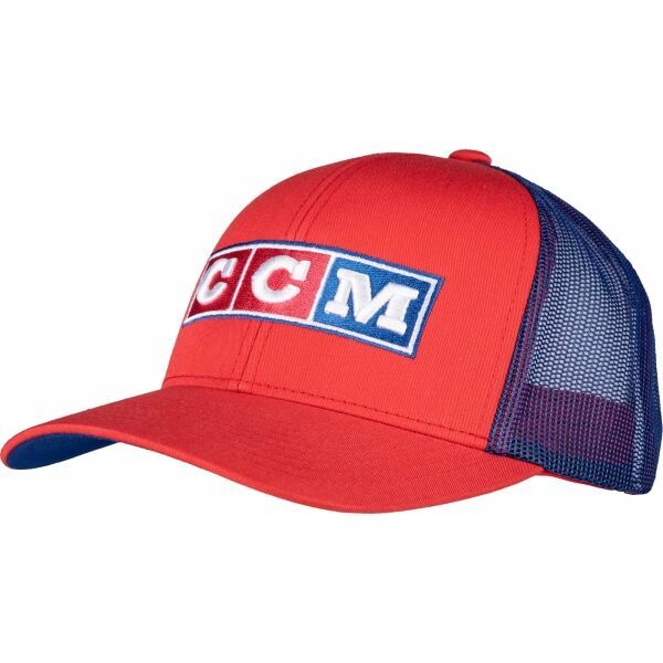 CCM CCM MESHBACK TRUCKER TEAM CZECH Muška šilterica, crvena, veličina