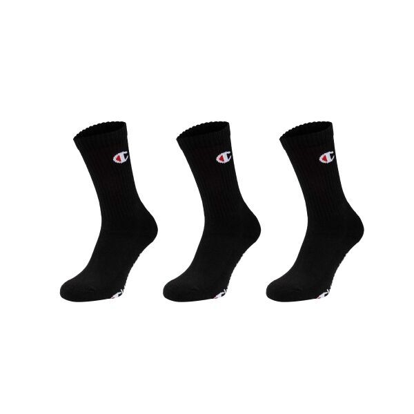 Champion Champion 3PK CREW SOCKS Uniseks čarape, crna, veličina