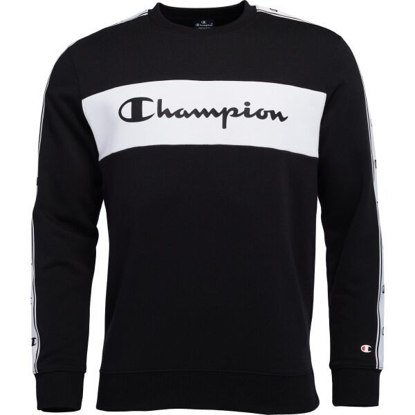 Champion Champion AMERICAN TAPE CREWNECK SWEATSHIRT Muška majica, crna, veličina
