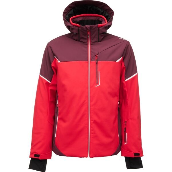 CMP CMP MAN JACKET ZIP HOOD Muška skijaška jakna, crvena, veličina