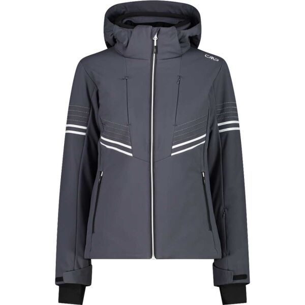 CMP CMP WOMAN JACKET ZIP HOOD Ženska skijaška jakna, crna, veličina
