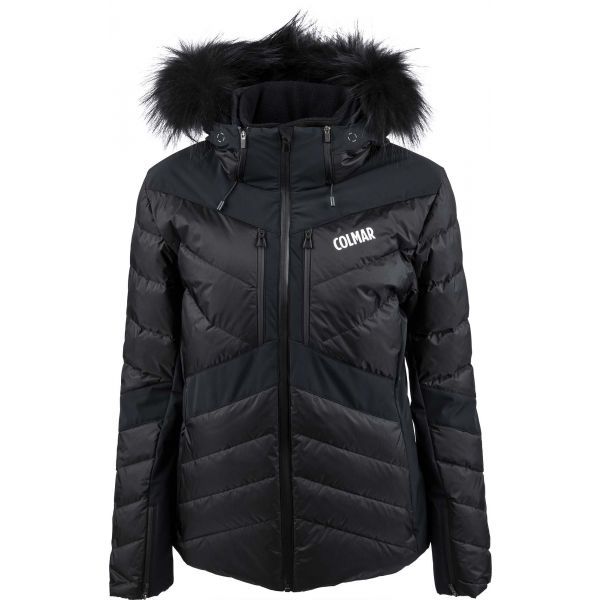 Colmar Colmar L.DOWN JACKET+F Dámská péřová lyžařská bunda, crna, veličina