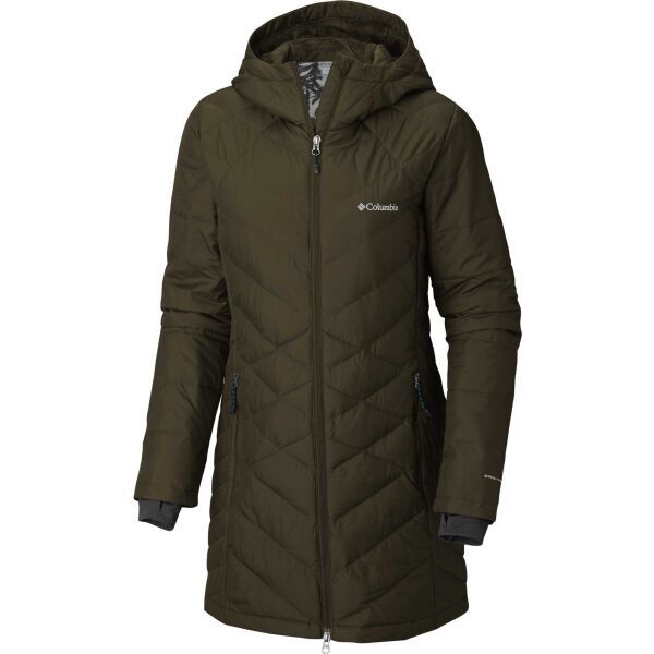 Columbia Columbia HEAVENLY HOODED LONG JACKET Ženska dugačka jakna, khaki, veličina