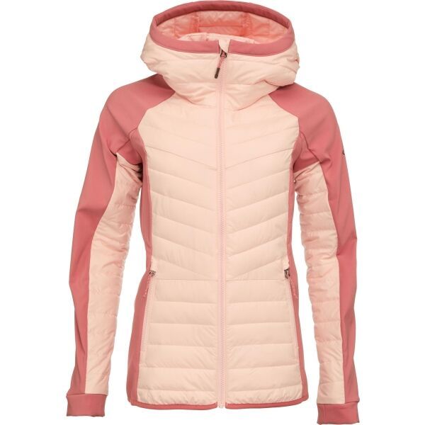 Columbia Columbia POWDER LITE HYBRID HOODED JACKET Ženska jakna, ružičasta, veličina