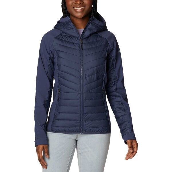 Columbia Columbia POWDER LITE HYBRID HOODED JACKET Ženska jakna, tamno plava, veličina