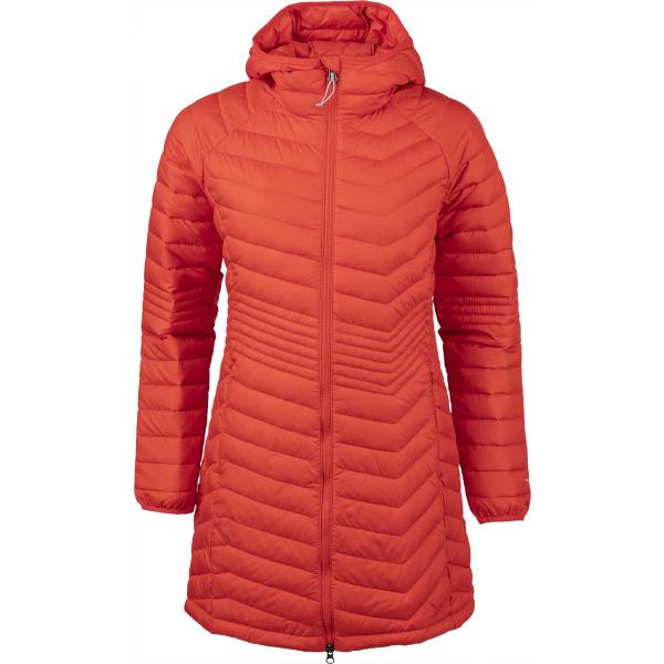 Columbia Columbia POWDER LITE MID JACKET Ženska duga zimska jakna, narančasta, veličina