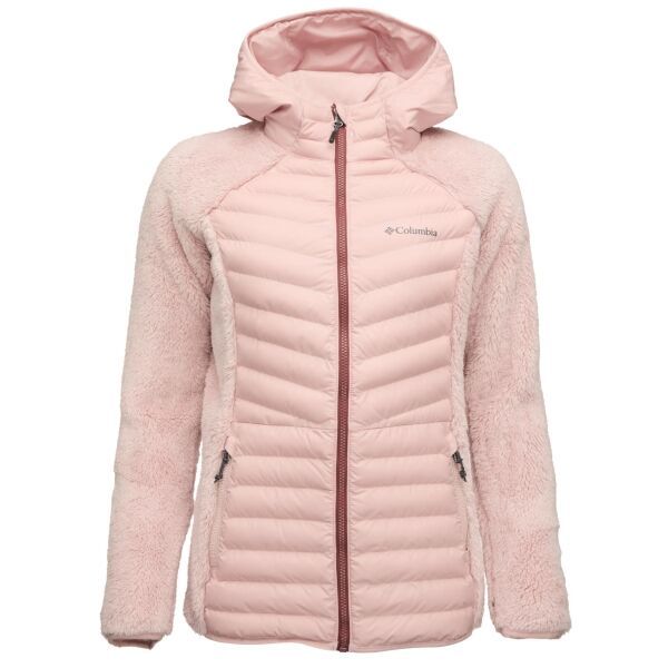 Columbia Columbia POWDER LITE SHERPA HYBRID FULL ZIP Ženska jakna, ružičasta, veličina