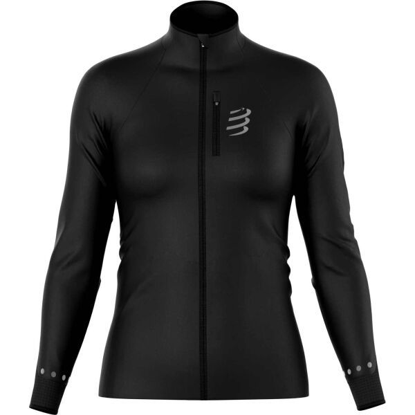Compressport Compressport HURRICANE WINDPROOF W Ženska jakna otporna na vjetar, crna, veličina