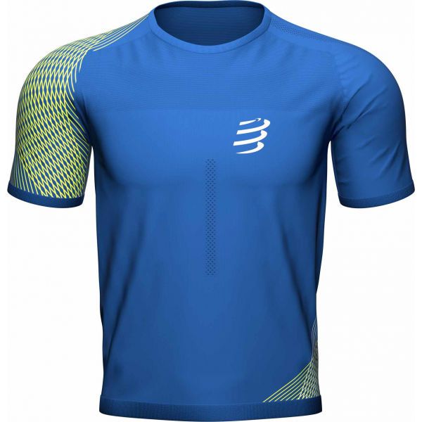Compressport Compressport PERFORMANCE SS TSHIRT M Muška majica za trčanje, plava, veličina
