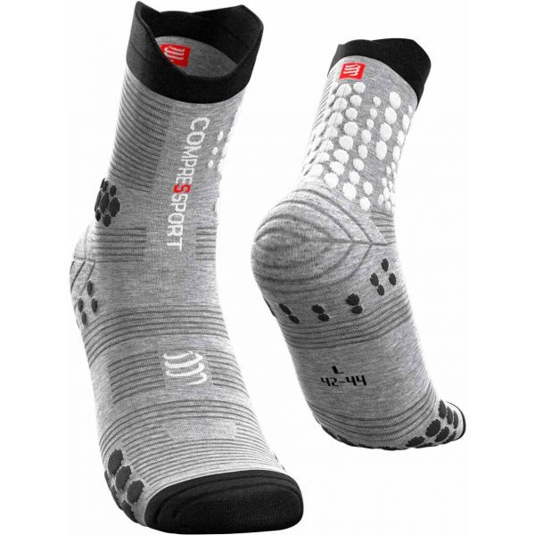 Compressport Compressport PRO RACING SOCKS V3.0 TRAIL Čarape za trčanje, siva, veličina