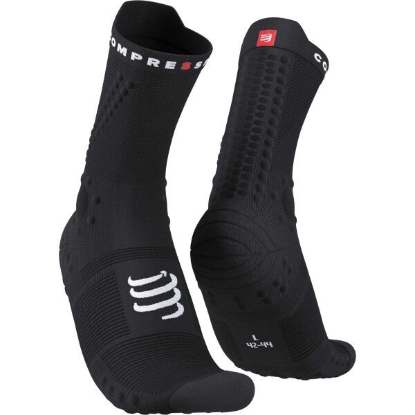 Compressport Compressport PRO RACING SOCKS v4.0 TRAIL Čarape za trčanje, crna, veličina