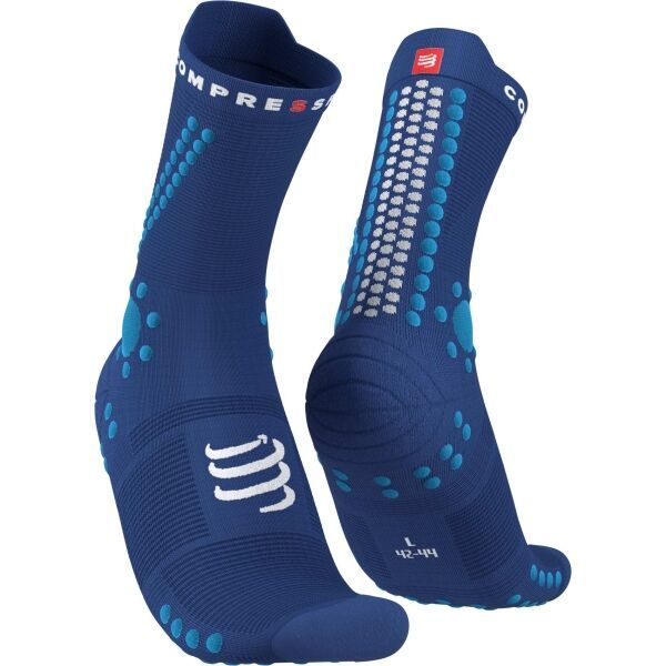 Compressport Compressport PRO RACING SOCKS v4.0 TRAIL Čarape za trčanje, plava, veličina