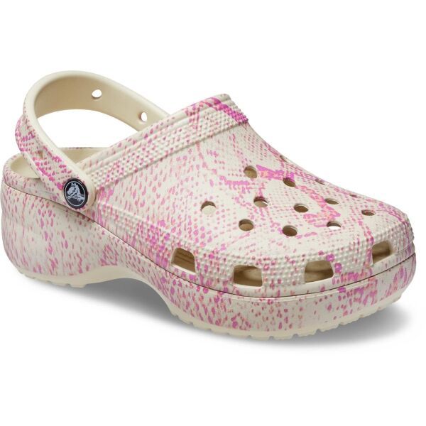 Crocs Crocs CLASSIC PLATFORM SNAKEPRINT CLOG W Ženske natikače, bež, veličina 41/42