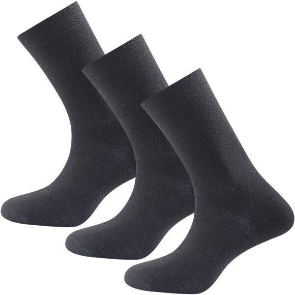 Devold Devold DAILY MERINO MEDIUM SOCK 3PK Dječje čarape, crna, veličina