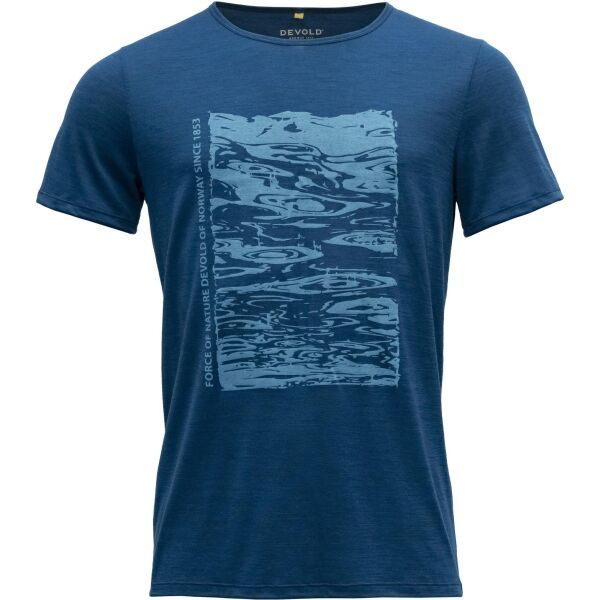 Devold Devold LEIRA MAN TEE Muška majica, tamno plava, veličina