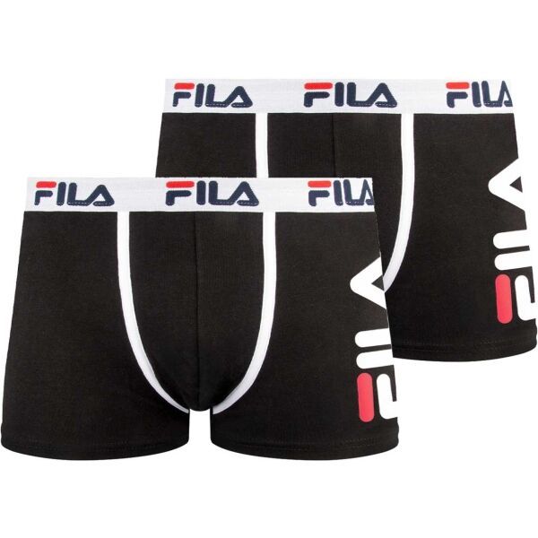 Fila Fila BOXER 2-PACK M Muške bokserice, crna, veličina