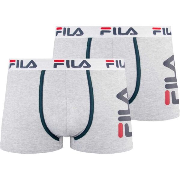 Fila Fila BOXER 2-PACK M Muške bokserice, siva, veličina
