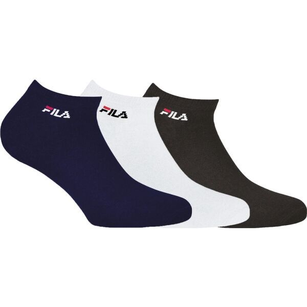Fila Fila INVISIBLE SOCKS UNISEX 3 PAIRS Čarape, mix, veličina