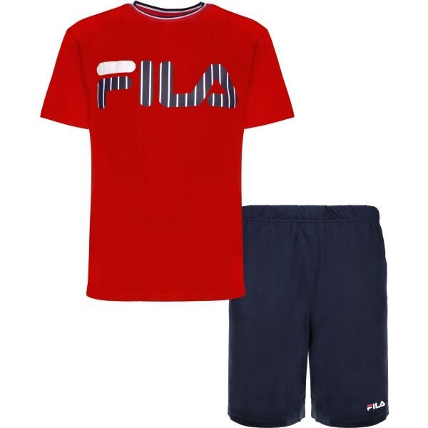 Fila Fila JERSEY SHORTS PYJAMAS SS M Muška pidžama, crvena, veličina