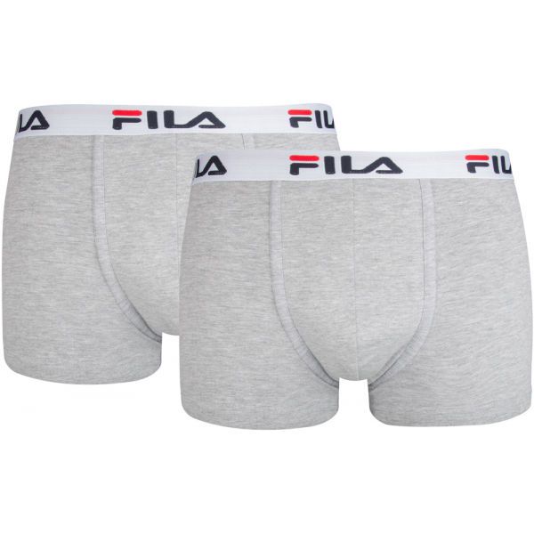 Fila Fila MAN BOXERS 2 PACK Muške bokserice, siva, veličina
