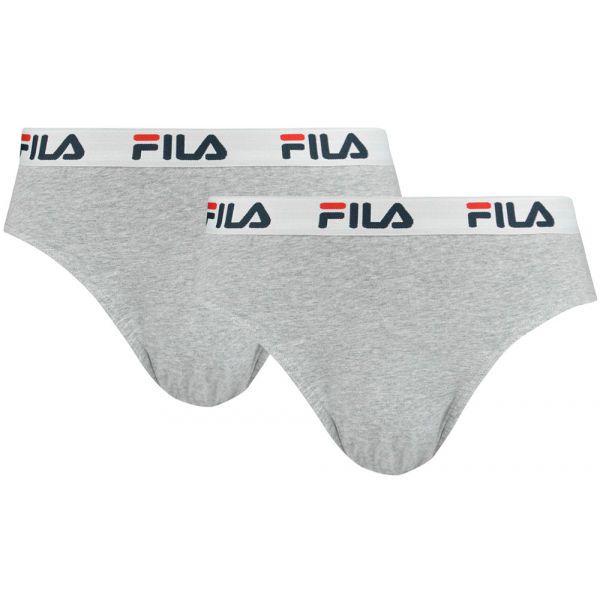 Fila Fila MAN BRIEF 2-PACK Muške gaće, siva, veličina