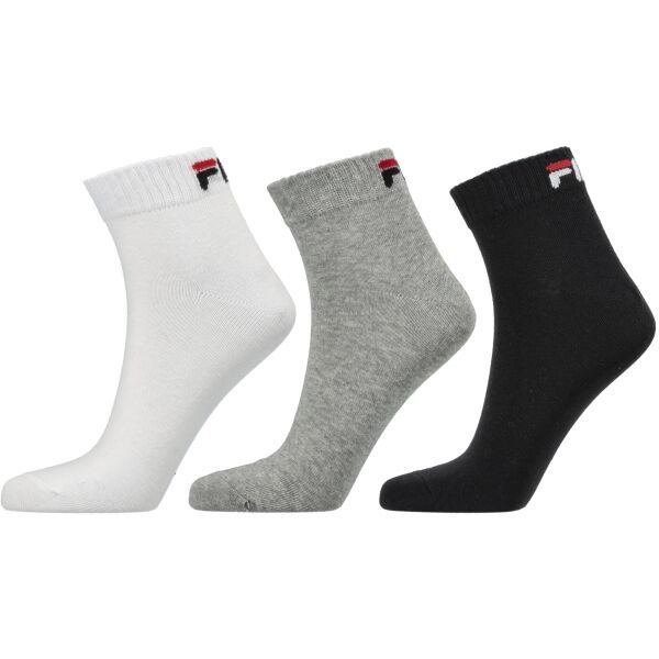 Fila Fila QUARTER PLAIN SOCKS 3P Čarape, crna, veličina