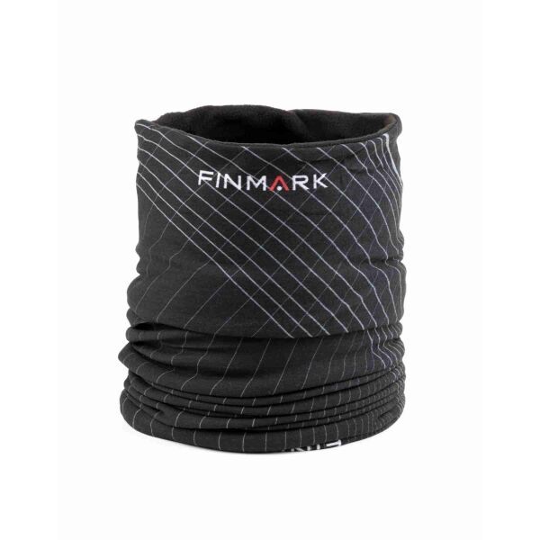 Finmark Finmark MULTIFUNCTIONAL SCARF WITH FLEECE Višenamjenski šal, crna, veličina