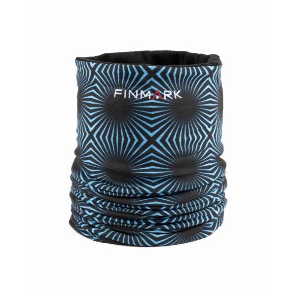Finmark Finmark MULTIFUNCTIONAL SCARF WITH FLEECE Višenamjenski šal, crna, veličina