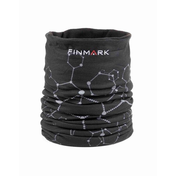 Finmark Finmark MULTIFUNCTIONAL SCARF WITH FLEECE Višenamjenski šal, crna, veličina