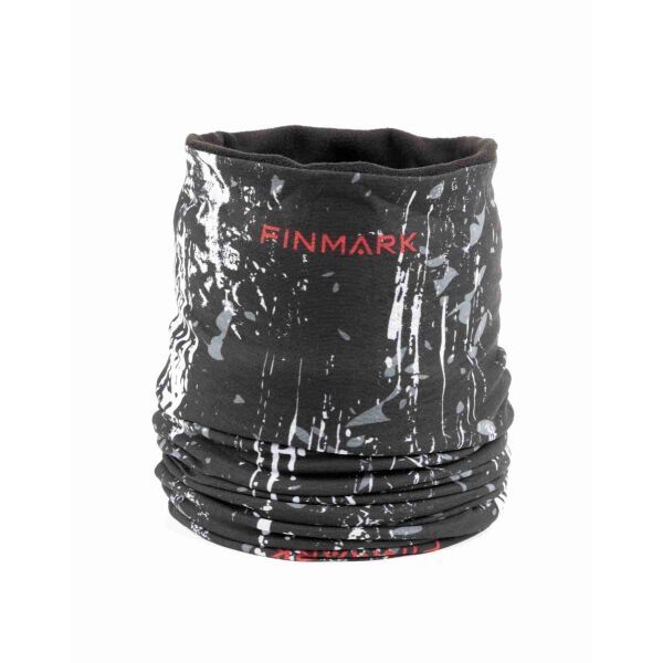 Finmark Finmark MULTIFUNCTIONAL SCARF WITH FLEECE Višenamjenski šal, crna, veličina